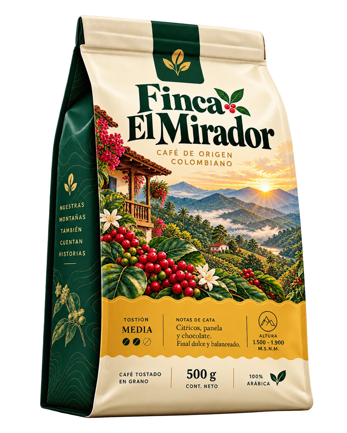 Bolsa de café Finca El Mirador, 500 g
